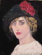 Pier Leone Ghezzi Portrait of a woman painting